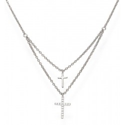 Comprare Collana Amen Donna Diamond CL2CROSSBBZ