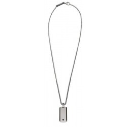 Buy Breil Men's Necklace Black Diamond TJ2748