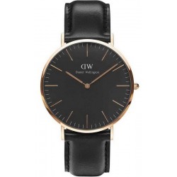 Buy Daniel Wellington Men's Watch Classic Black Sheffield 40MM DW00100127