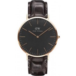 Buy Daniel Wellington Men's Watch Classic Black York 40MM DW00100128