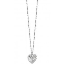 Buy Guess Women's Necklace Glossy Hearts UBN51471