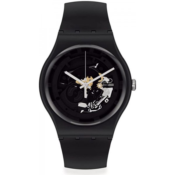 Swatch Unisexuhr New Gent Spot Time Black SO32B108 kaufen