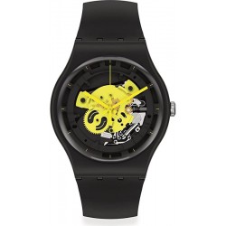 Swatch Unisexuhr New Gent Time To Yellow Big SO32B111