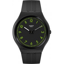 Buy Swatch Mens Watch Skin Irony Brushed Green SS07B108
