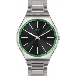 Buy Swatch Mens Watch Skin Irony Green Graphite SS07S128G