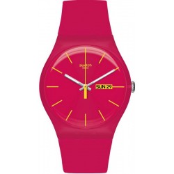 Swatch Ladies Watch New Gent Rubine Rebel SUOR704