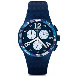 Buy Swatch Men's Watch Chrono Plastic Camoblu SUSN414