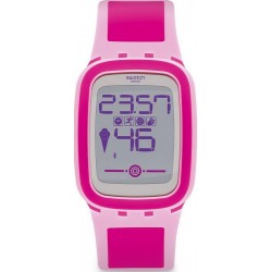 Swatch Women's Watch Digital Touch Zero One Pinkzero SUVP100