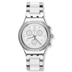 Reloj Swatch Unisex Irony Chrono Made In White YCS119G