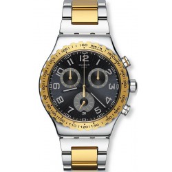 Reloj Swatch Hombre Irony Chrono Golden Youth YVS427G