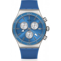 Swatch Men's Watch Irony Chrono Blue Is All YVS485